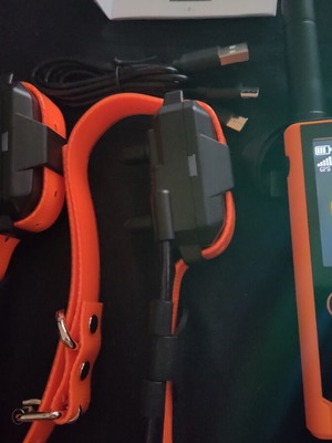 Dog GPS tracking system set for 2 with compass and 5 km range training