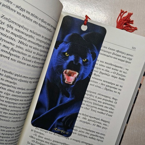 Panther 3D bookmark like new