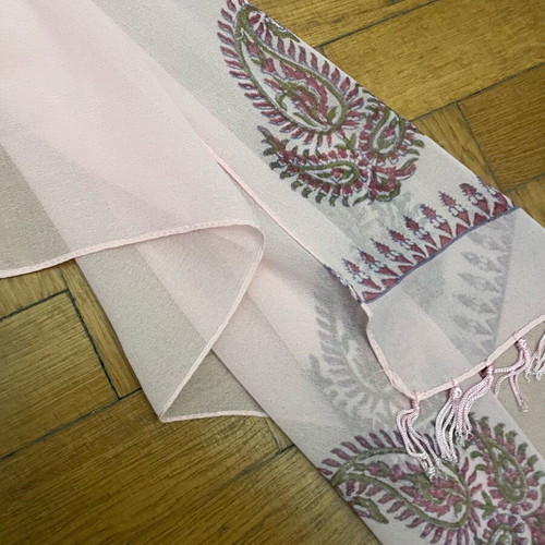 Skondras scarf new, pink