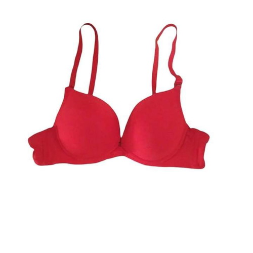 Red bra 80B new with light padding and removable straps