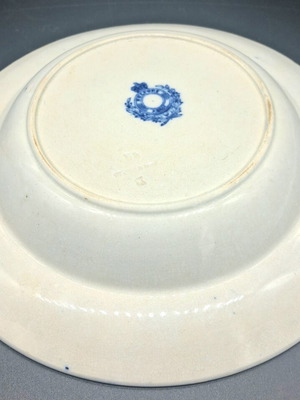 Πιάτο πορσελάνης Coalport Belfort μεταχειρισμένο, 23,5 εκ., βικτωριανή εποχή