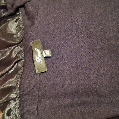 Gothic jacket Forel used, black, size small-medium