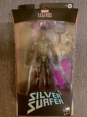 Marvel Legends Silver Surfer With Mjolnir action figure like new 15cm
