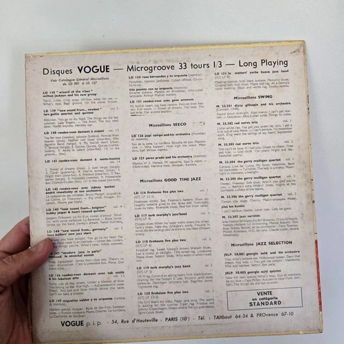 Dizzy Gillespie Pleyel Concert Vol 2 10-inch used, jazz