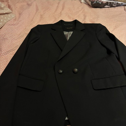 Massimo Dutti women's black jacket, size M