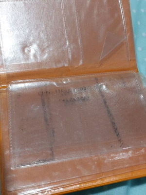 Driving license holders used, document case