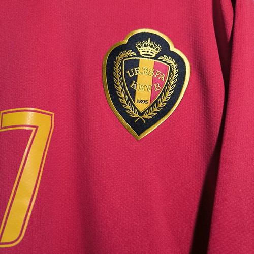 Belgium 2006 Nike red football jersey, size XL