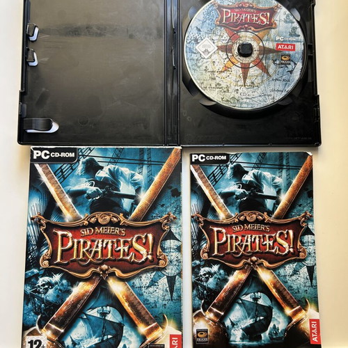 Sid Meiers Pirates PC game like new, original 2004 collectible