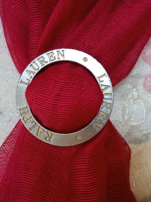 Ralph Lauren vintage δαχτυλίδι μεταχειρισμένο, ασημί μέταλλο