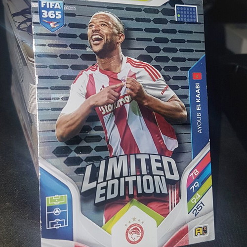 Ayoub El Kaabi Limited Edition 2026 Panini Adrenalyn XL 365 card