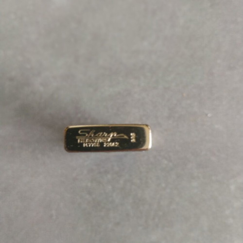 Sharp vintage lighter used with imperfections