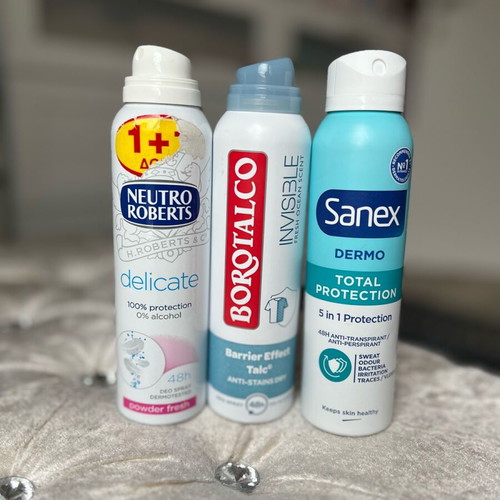 Set of 3 deodorants almost unused