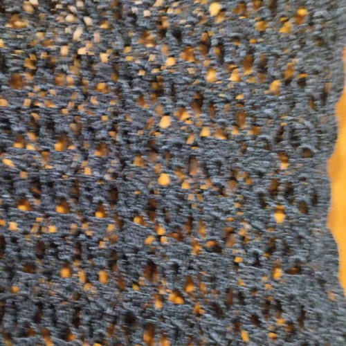Beach dress S used, black knitted with holes design