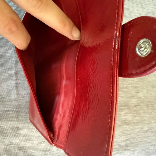 Cacharel Lipstick Red wallet with cardholder