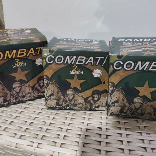 Combat DVD seasons 1-3 complete used with subtitles