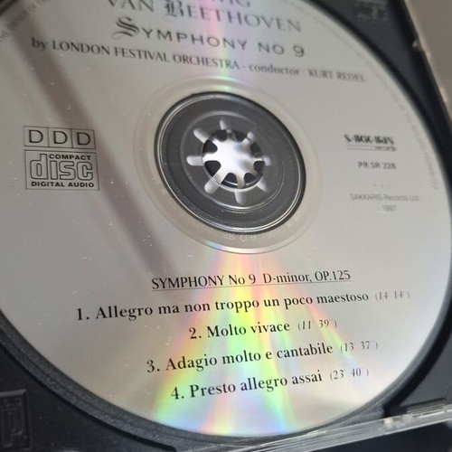 Ludwig Van Beethoven Symphony no 9 CD, classical music