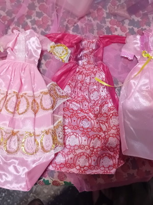 Doll dresses new, set of three for 12" dolls