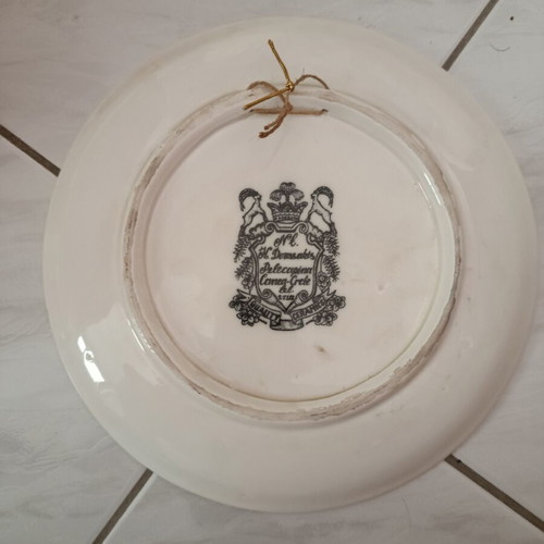 Dousakis Plate "Aris" like new, historic ship design