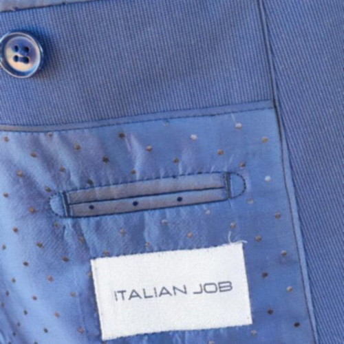 Italian Job suit blue, like new, size Large