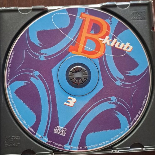 B-klub 3 CD like new, pop