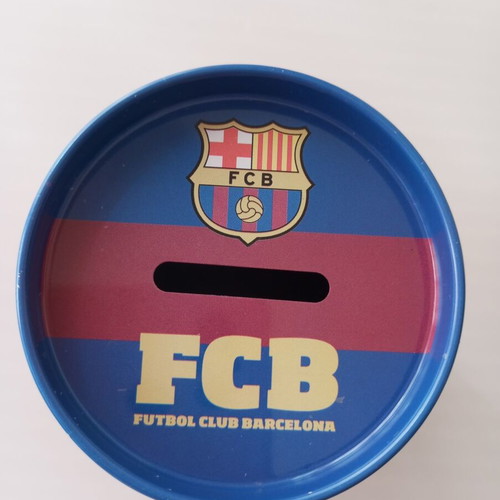 FC Barcelona Collectible Metal Money Box new, Historic Camp Nou