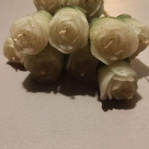 Handmade candles bouquet of 11 roses like new