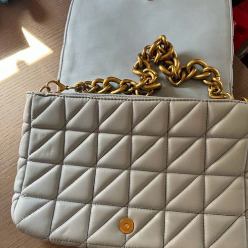 Zara handbag without wear with detachable turquoise strap