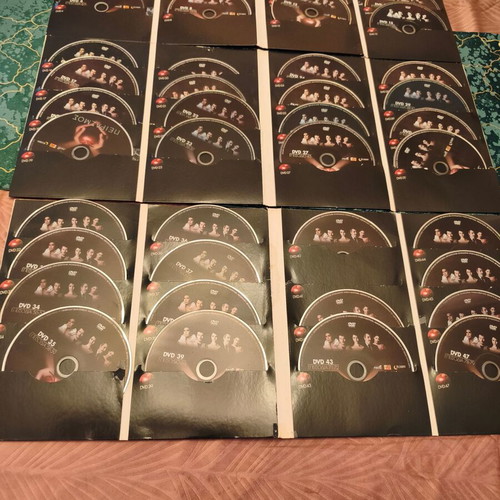 Peirasmos Turkish series DVD set used, 46 of 47 discs