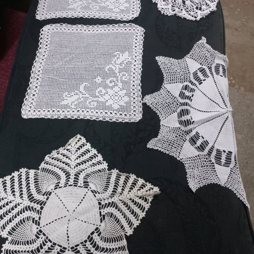 Antique Collection Handmade Embroideries, Cutwork and Knits like new, 200 pieces