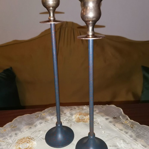 Various decorative items used 20-35 cm with patina