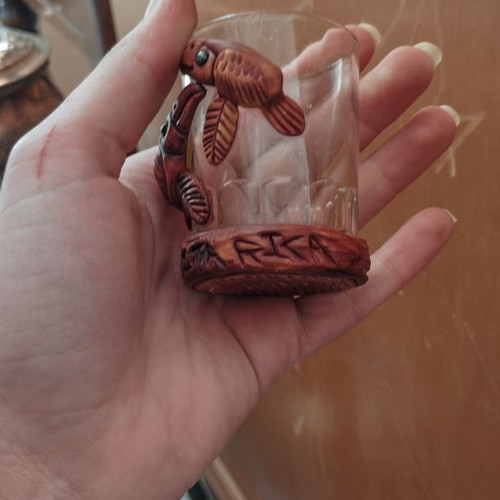 Costa Rica decorative shot glass used