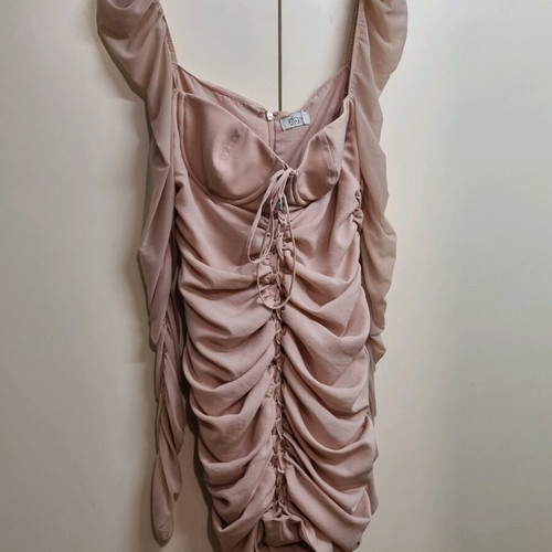 Oh Polly pink mini dress new