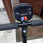 Elliptical rowing fitness machine