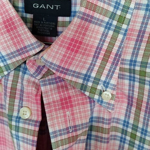Gant Ohio Oxford men's shirt multicolor size L like new urban fit