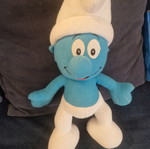 Large plush Smurf used, good condition