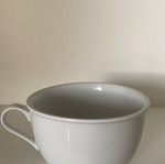 Porcelain mug vintage used, Italian