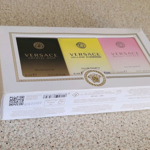 Versace Crystals Miniature Trio Set Eau de Toilette like new