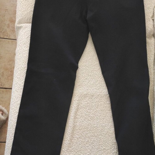 Fabric pants used, size 34, blue and brown