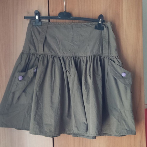 Khaki skirt Large with lining like new