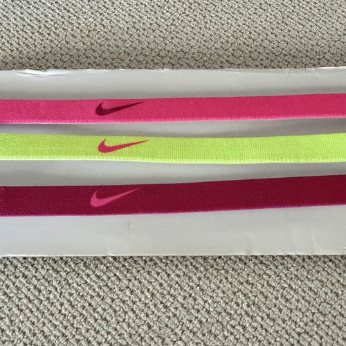 Nike sports hairbands set of 3 like new, multicolor