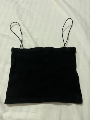 Girls' black top, age 12-14