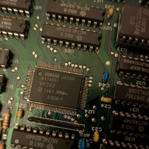 CGA Tulip Yamaha V6363 ISA 8 Bit 64kb 8088/8086 Graphics Card used