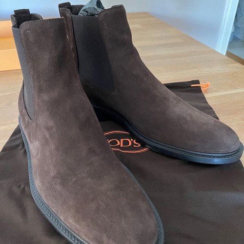 Chelsea boots ανδρικά Tod's καφέ καινούργια μέγεθος 43