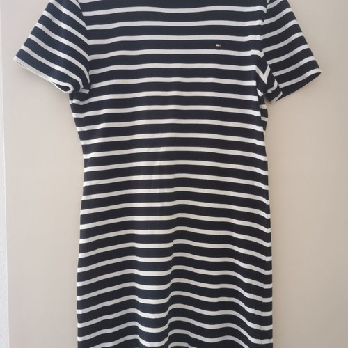 Tommy Hilfiger striped dress, size L, cotton