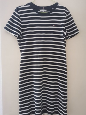 Tommy Hilfiger striped dress, size L, cotton