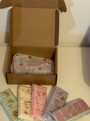 Wax melts chocolate bar, 5 pieces, 5 scents