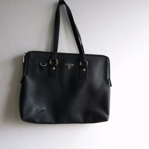 Women's briefcase bag used, black