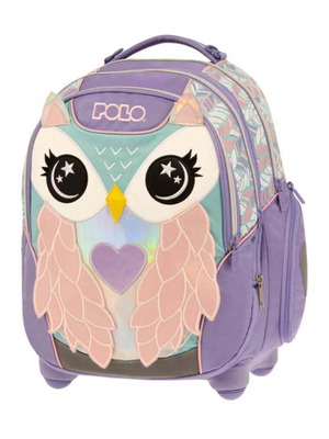 Polo school bag with wheels used, spacious and practical