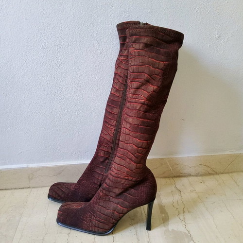 Bournazos vintage 90s y2k deadstock turtle print sock boots