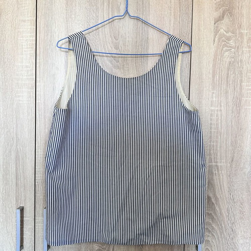 Madame Shoushou shirt like new, size large, cotton, open back